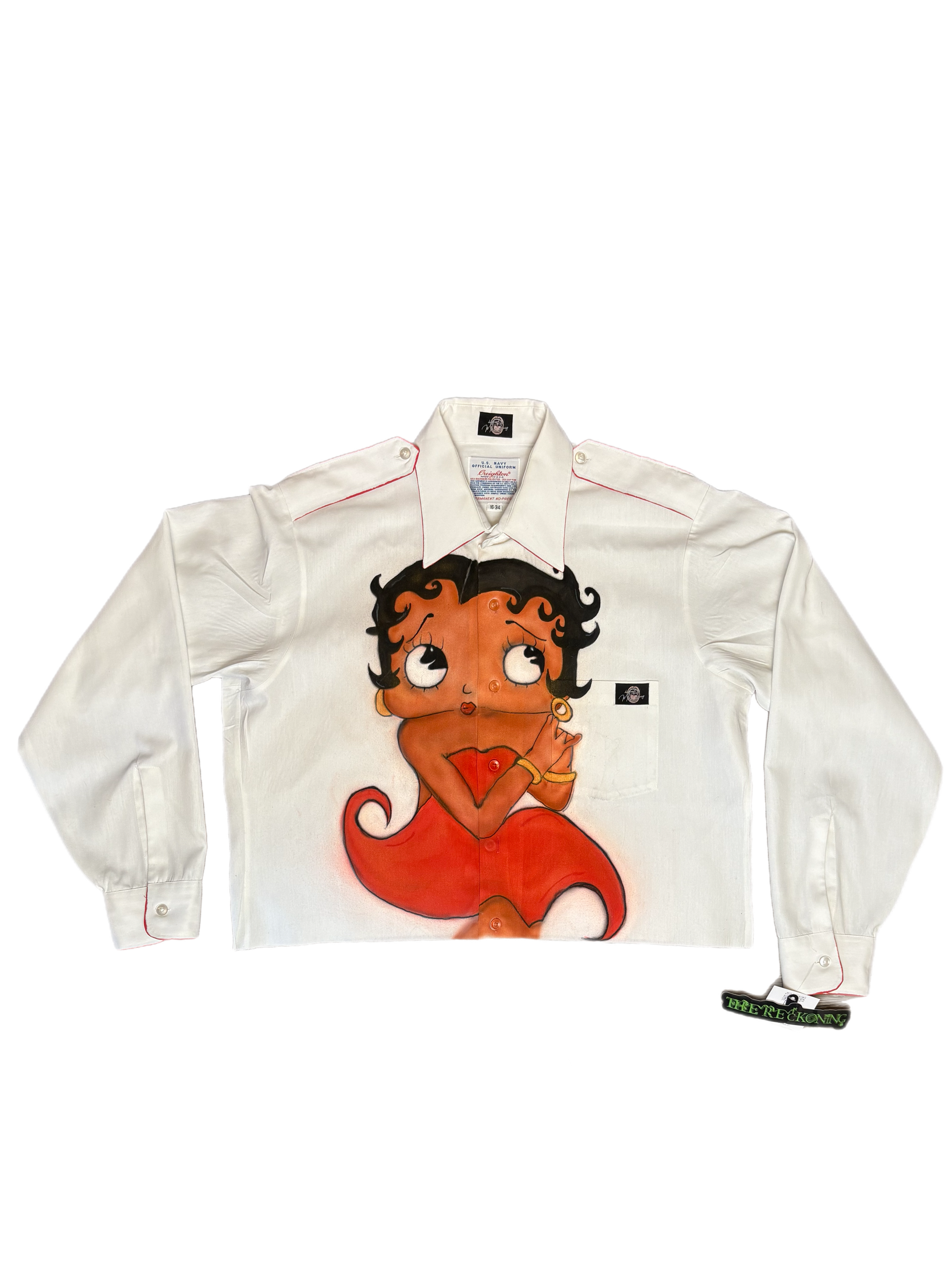 Betty Boo Navy Cropped