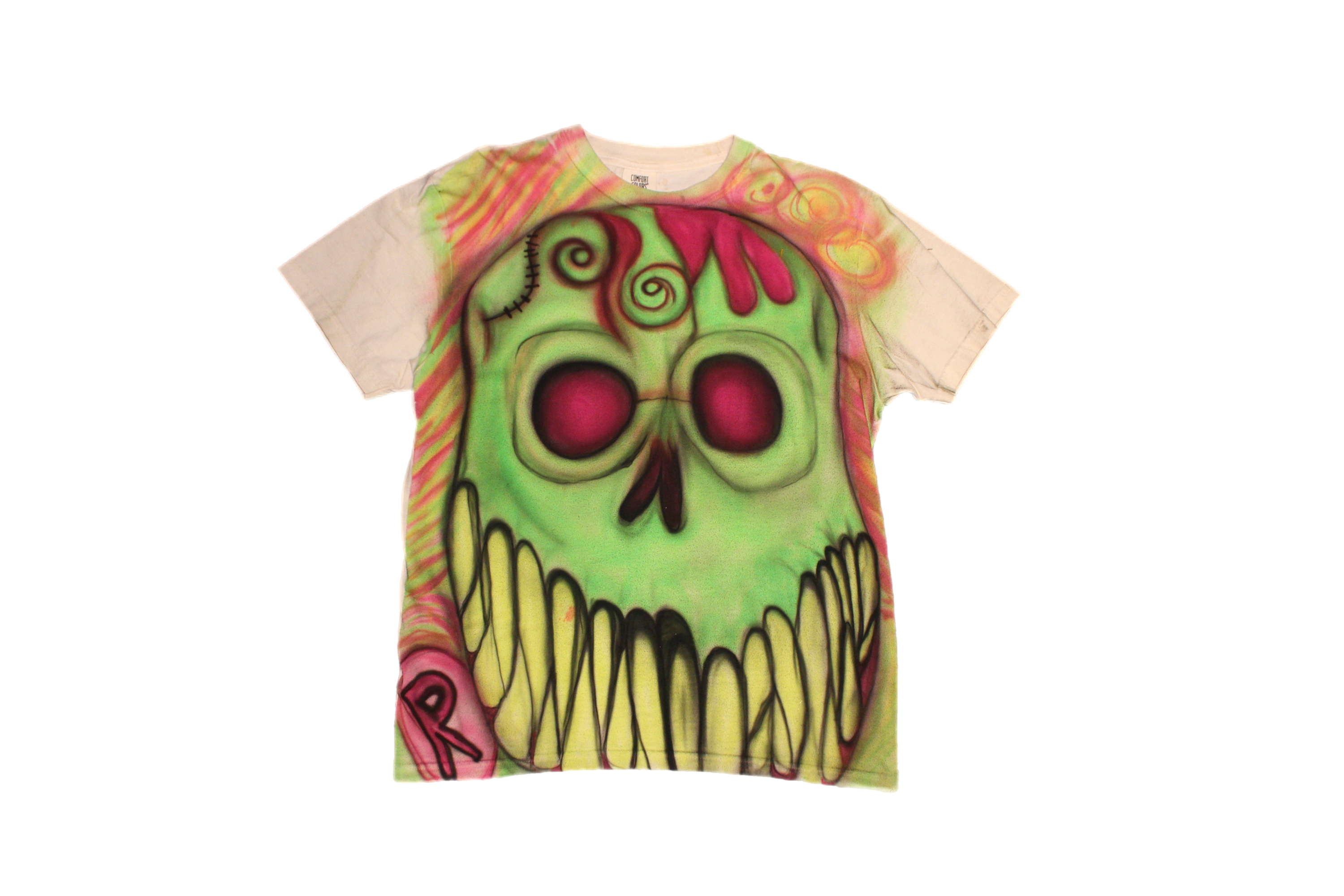 Fluorescent Skull Head