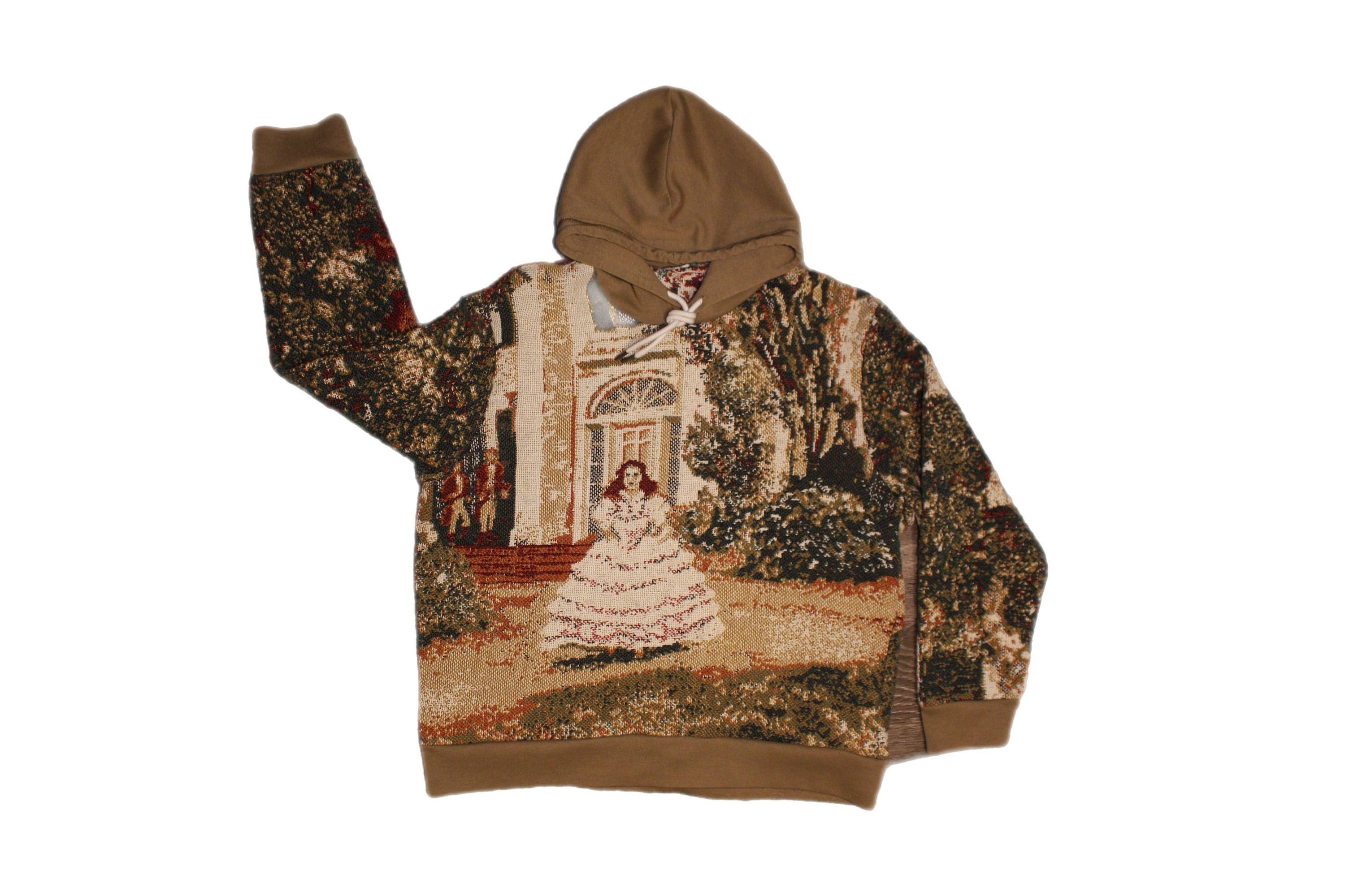 Lady in the Garden Tapestry Hoodie